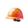 Veiligheidshelm Concept oranje, standaard klep, ratelverstelling